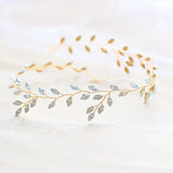 Pearl Crystal Bridal Headband Wedding Hair Jewelry