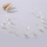 Pearl Crystal Bridal Headband Wedding Hair Jewelry