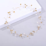 Pearl Crystal Bridal Headband Wedding Hair Jewelry