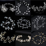 Pearl Crystal Bridal Headband Wedding Hair Jewelry