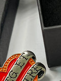 Silver Plated Love Letter Brooch for Women