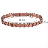 Women Butterfly Copper Bracelets Magnetic for Arthritis Pain Relief