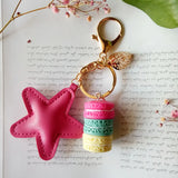 French Pastries Key Chain Bag Charm Car Key Ring Wedding Party Jewelry