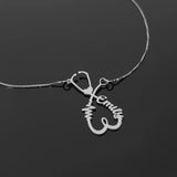 Personalized Stethoscope Necklace, Medical Heartbeat Pendant Jewelry