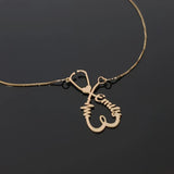 Personalized Stethoscope Necklace, Medical Heartbeat Pendant Jewelry