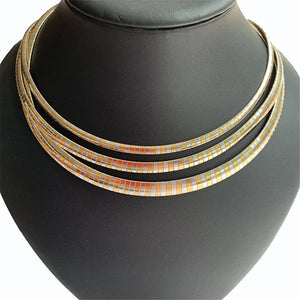 Stainless Steel Choker Collar Chains Necklace for Girls Gift