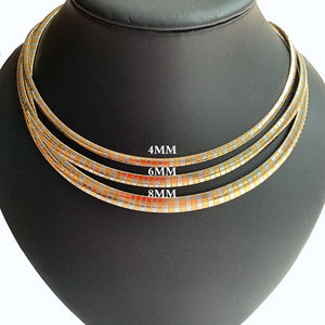 Stainless Steel Choker Collar Chains Necklace for Girls Gift