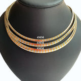 Stainless Steel Choker Collar Chains Necklace for Girls Gift