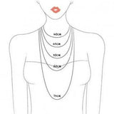 Stainless Steel Bead Chain Ball Necklace Punk Jewelry