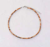 Natural Stone Choker Necklace Womens Collar Necklace Neck Choker