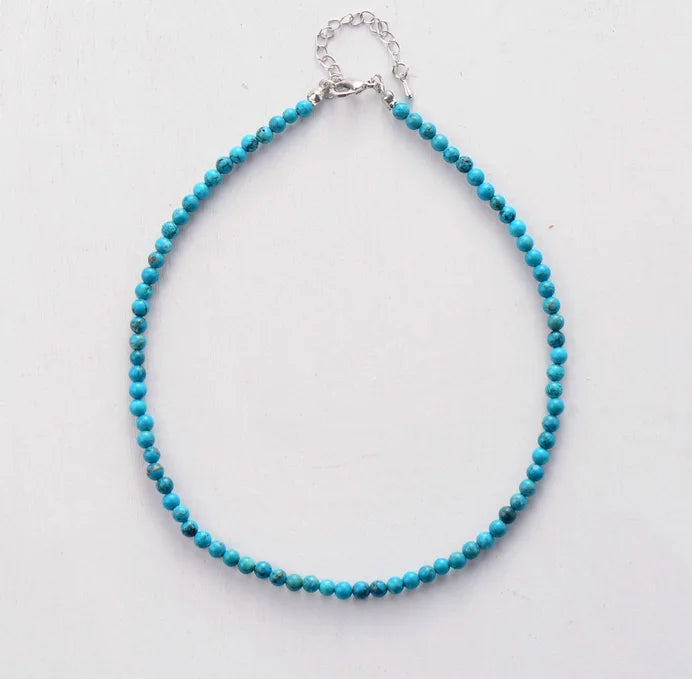 Natural Stone Choker Necklace Womens Collar Necklace Neck Choker