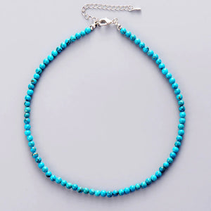 Natural Stone Choker Necklace Womens Collar Necklace Neck Choker
