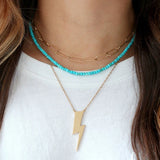 Turquoise Choker Necklace Womens Collar Necklace Neck Choker
