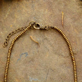Amazonite Seed Beads Necklace Natural Stone Art Jewelry