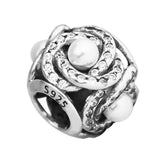 Women Christmas Charm Pendant 100% S925 Sterling Silver Beads