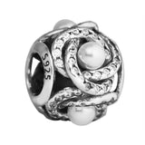 Women Christmas Charm Pendant 100% S925 Sterling Silver Beads