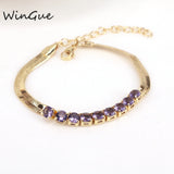 Zircon Snake Chain Tennis Bracelet - Women's Classic Jewelry Gift