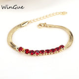 Zircon Snake Chain Tennis Bracelet - Women's Classic Jewelry Gift