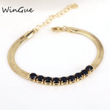 Zircon Snake Chain Tennis Bracelet - Women's Classic Jewelry Gift
