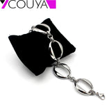 Women Statement Bracelet European Style Stainless Steel Link Chain