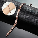 Vintage Women Copper Bracelet with Magnets - Arthritis Therapy