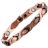 Vintage Women Copper Bracelet with Magnets - Arthritis Therapy