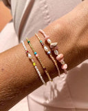 Symmetrical Freshwater Pearl Bead Bracelet