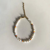 Symmetrical Freshwater Pearl Bead Bracelet