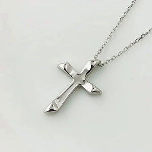 925 Silver Pendant Necklace Cross Religious 18k Crucifix Necklace