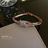 Crystal Bangle Rhinestone Arm Bracelet Party Gift