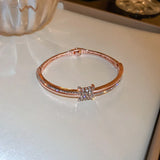 Crystal Bangle Rhinestone Arm Bracelet Party Gift