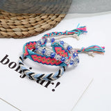 Crystal Boho Bracelet Set Ethnic Rhinestone Beads Charm Wrap Bangle
