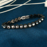 Crystal Bracelet With Rhinestone Never Fade Ceramic Bangle