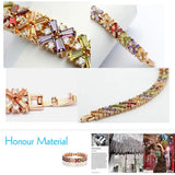 Crystal Zircon Bracelet European Style Bridal Bangle