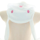 Women Bunny Ears Hoodies Sexy Cold Shoulder Sweatshirt