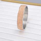 Delicate Zircon Bracelet Stainless Steel Bangle