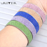 Delicate Zircon Bracelet Stainless Steel Bangle