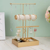 Women Jewelry Organizer Necklace Earring Storage Box Ring Bracelet Holder