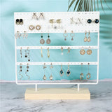 Metal Jewelry Organizer Earring Ring Holder Display Rack