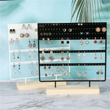 Metal Jewelry Organizer Earring Ring Holder Display Rack
