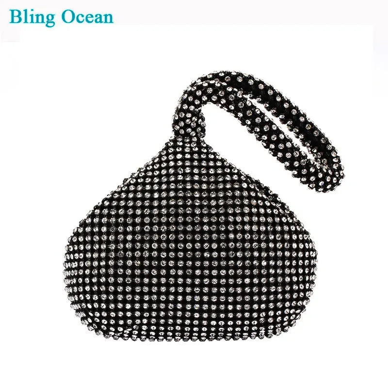 Women Diamonds Shoulder Bags Rhinestone Ladies Purse Handbags Clutch