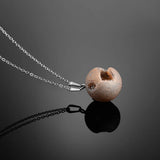 Women Druzy Necklace Natural Stone Pendant Necklaces Druzy Crystal 12mm Beaded