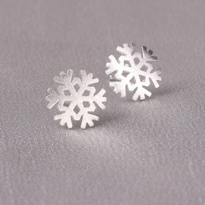 S925 Silver Butterfly Cat Fish Leaf Stud Earrings