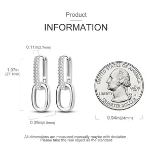 925 Sterling Silver Romantic Feather Earrings