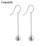 925 Silver Fish Drop Earrings Wedding Party Jewelry
