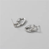 925 Sterling Silver Drop Earrings Round Circle Wedding Jewelry