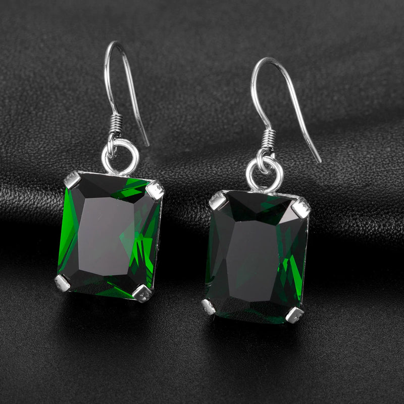 Vintage 925 Sterling Silver Earrings Retro Bohemia Pendientes