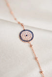 Women Evil Eye 925 Sterling Silver Bracelet