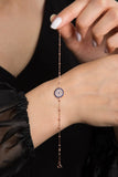 Women Evil Eye 925 Sterling Silver Bracelet