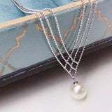 Freshwater Pearl Pendant Necklace Women Jewelry All-match Gift
